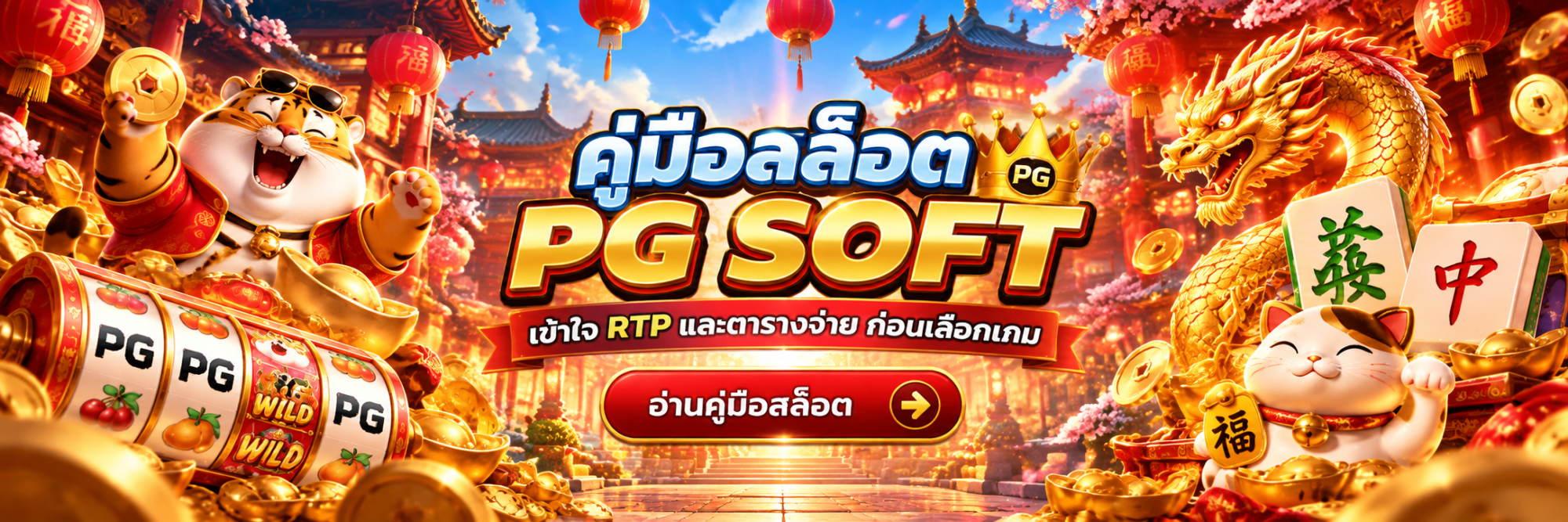 คู่มือสล็อต PG SOFT เข้าใจ RTP และตารางจ่าย ก่อนเลือกเกม